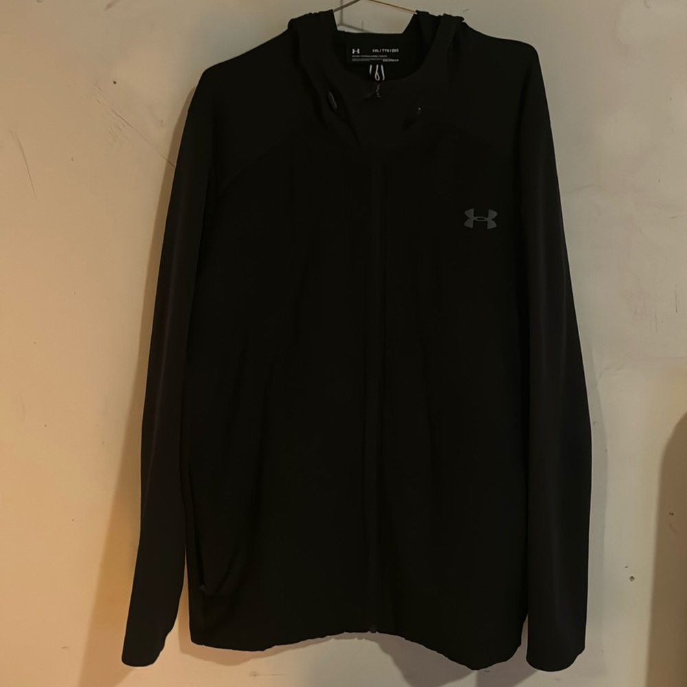 Under Armor men’s XL unlined stretch softshell, full zip hoodie